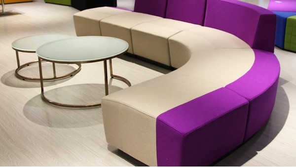 時尚休息布藝異形沙發圖片尺寸報價定做廠家